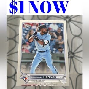 Teoscar Hernandez 2022 Topps Chrome Toronto Blue Jays Baseball Card